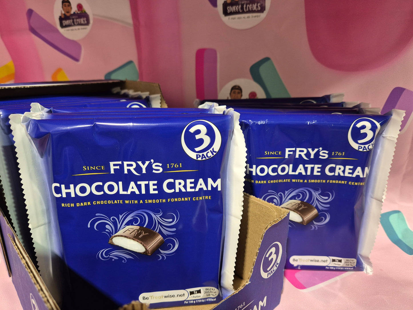 Fry's Chocolate Cream 3 x 49g