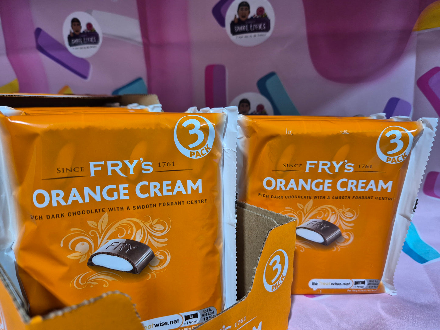 Fry's Orange Cream 3 x 49g pack
