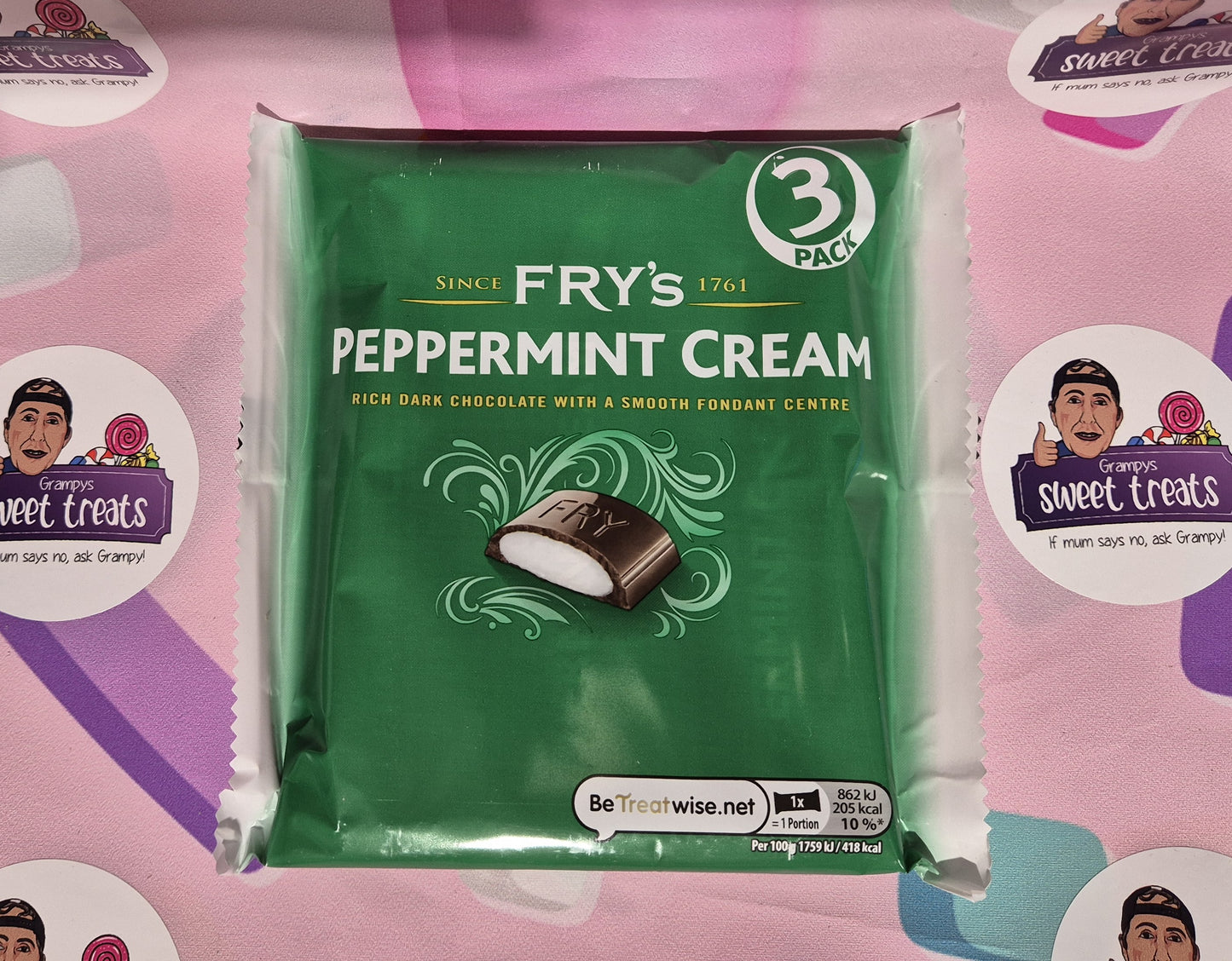 Fry's Peppermint Cream 3 x 49g