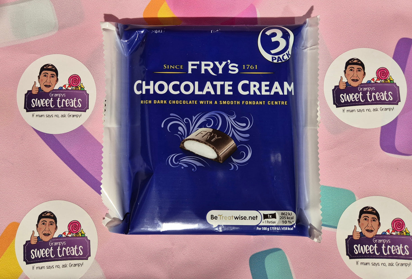 Fry's Chocolate Cream 3 x 49g