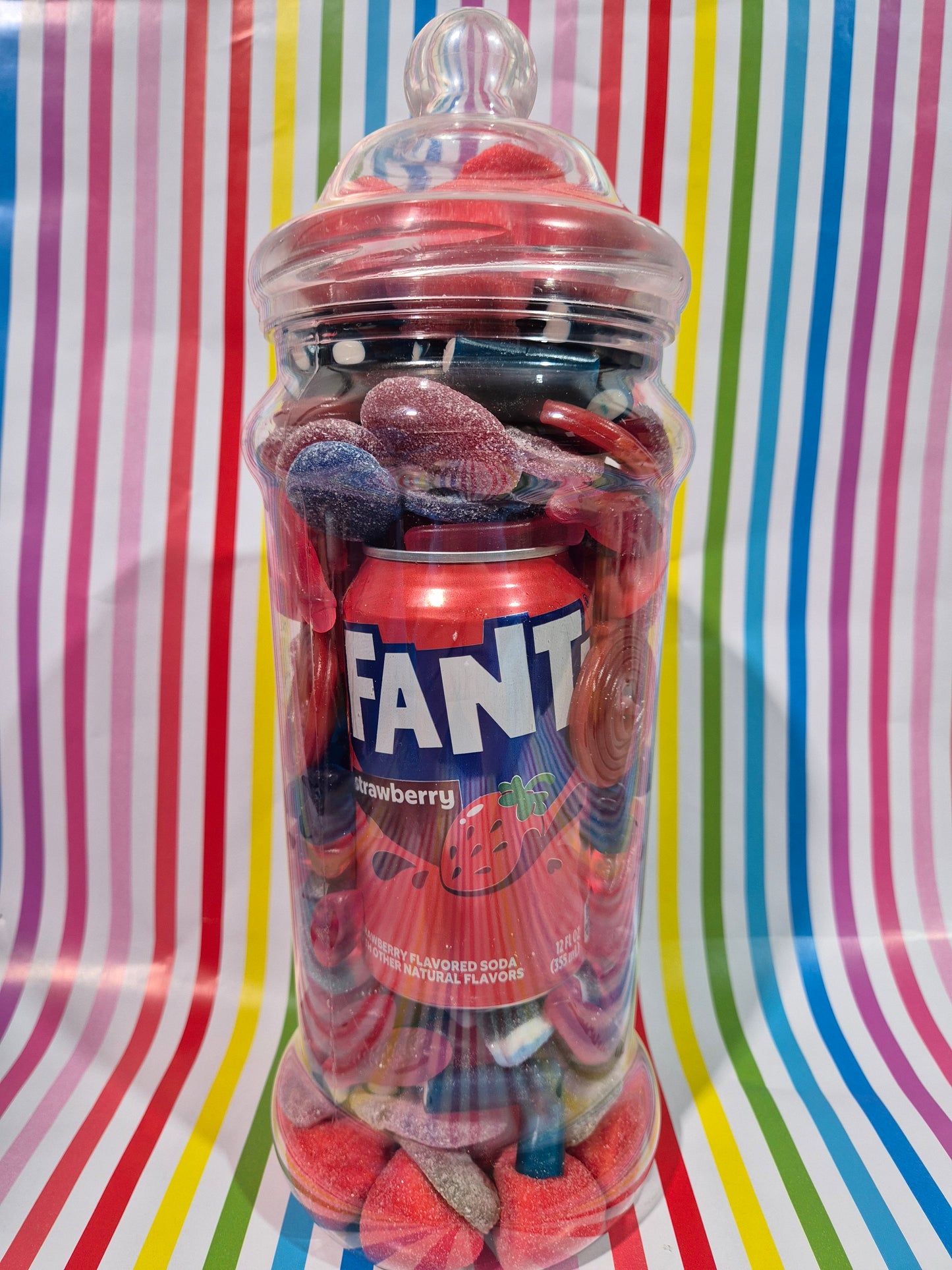 PRE ORDER Sweets & Soda Gift Jar - Fanta Strawberry