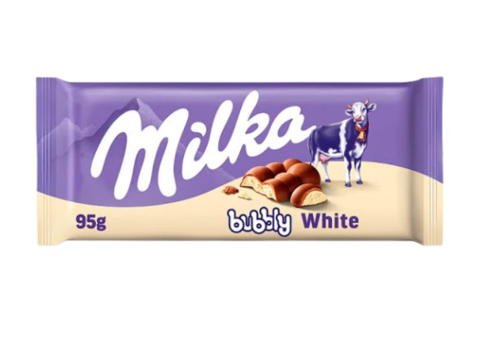 Milka Bubbly White 95g