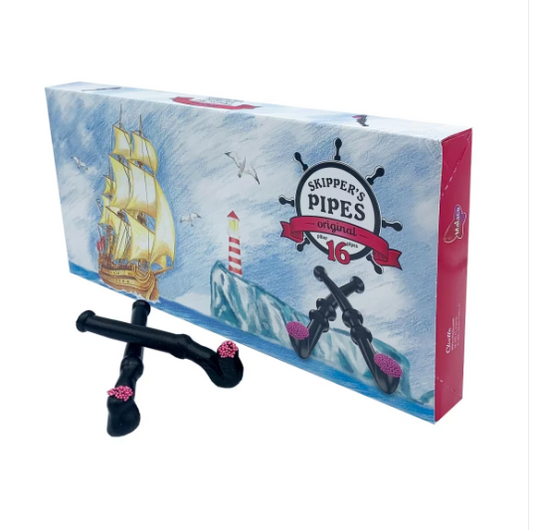 Skippers Original Liquorice Pipes 16 Pack
