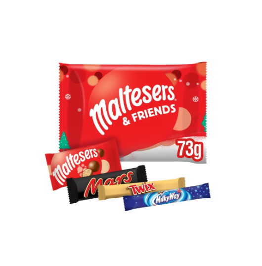 Maltesers & Friends Small Christmas Chocolate Selection Pack 73g