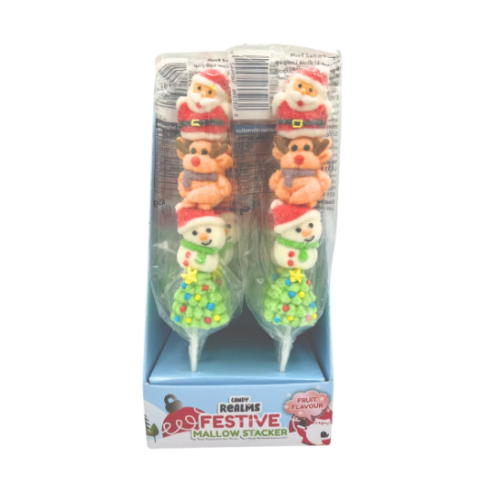 Candy Realms Festive Mallow Stacker 45g