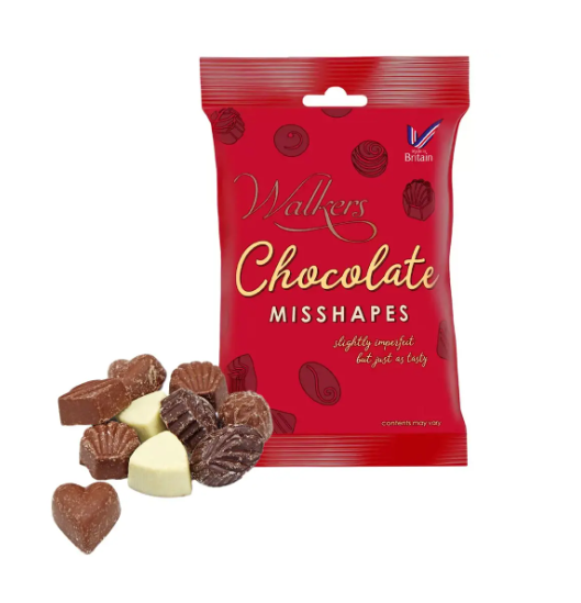Walkers Chocolates Misshapes Bag 200g