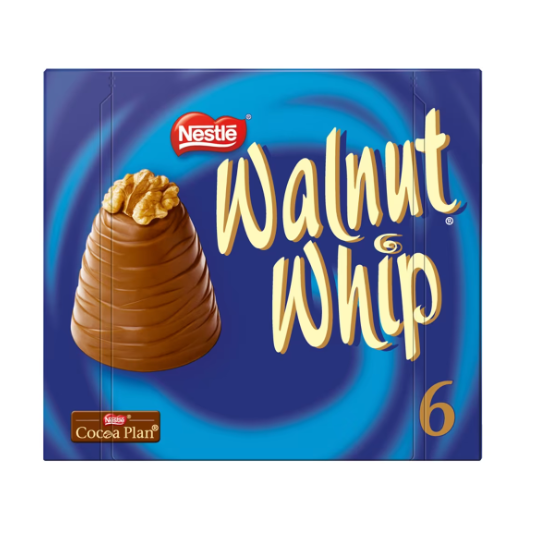 Walnut Whip Milk Chocolate 30g Multipack of 6