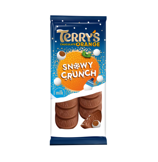 Terry's Chocolate Orange Snowy Crunch Bar 90g