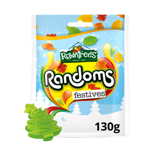 Rowntree's Randoms Festives Sweets Sharing Bag 130g