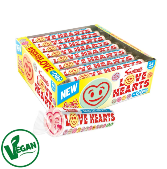 Swizzels Love Heart Rolls 39g