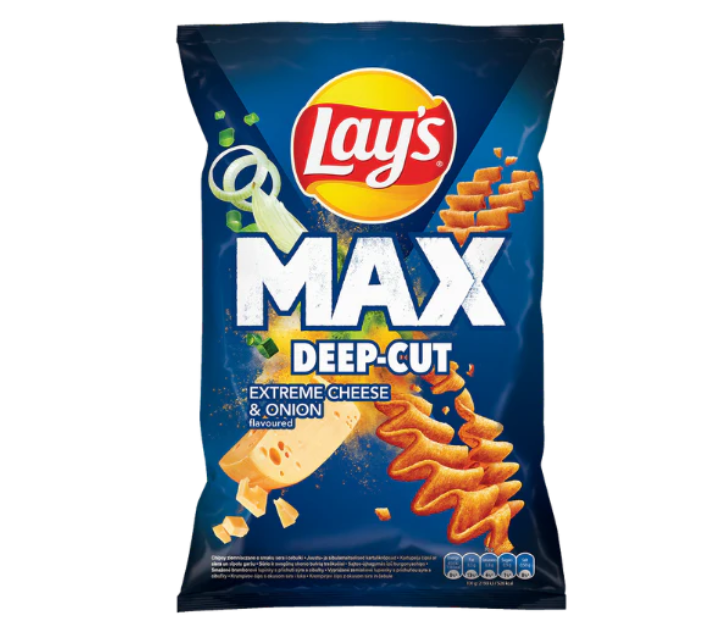 Lays Max Deep-Cut Cheese & Onion 140g