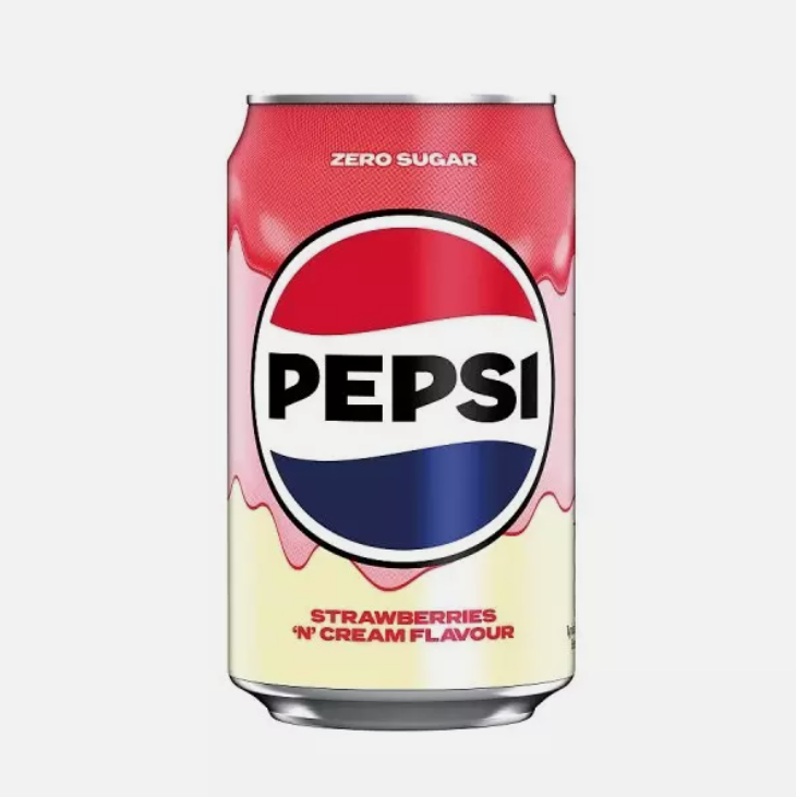 Pepsi Strawberries & Cream Zero Sugar 330ml