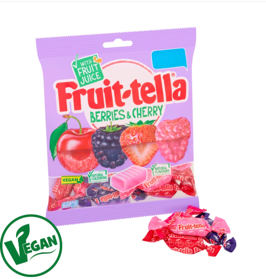 Fruit-tella Berries & Cherry Bag 135g