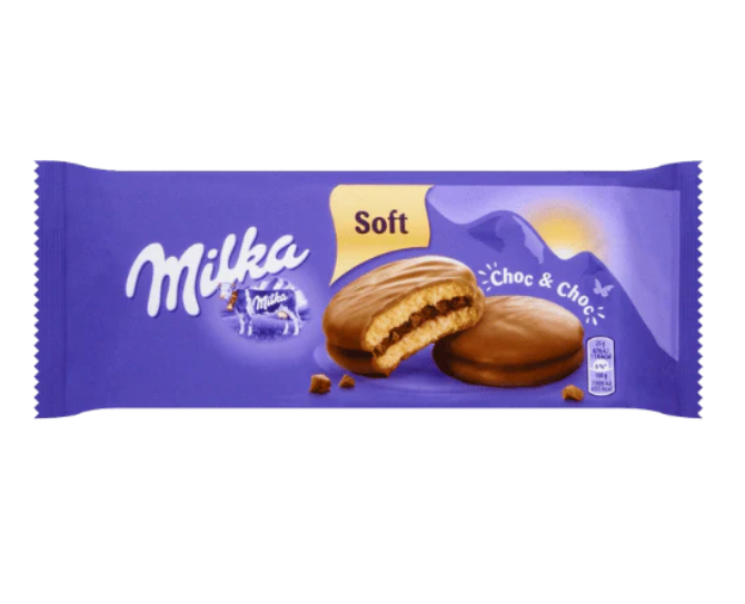 Milka Choc & Choc Soft Sandwich 150g