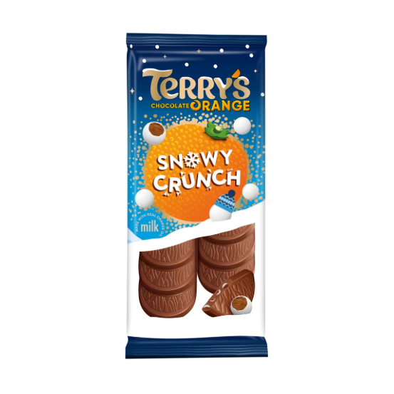 Terry's Chocolate Orange Snowy Crunch Bar 90g