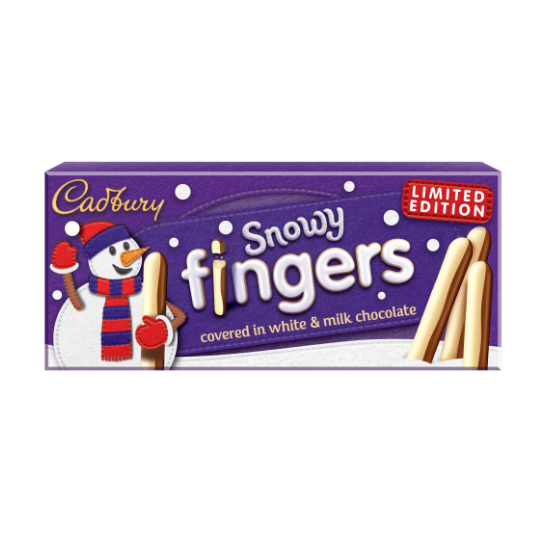 Cadbury Fingers Biscuits Limited Edition Snowy Box 115g