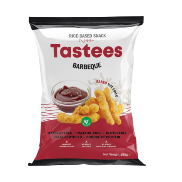 Tastees BBQ - Rice Based Snack 150g