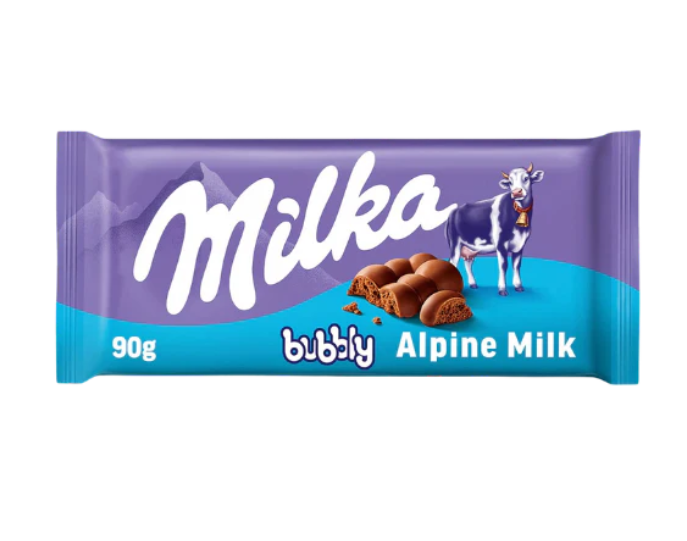 Milka Bubbly Alpine Milk 95g