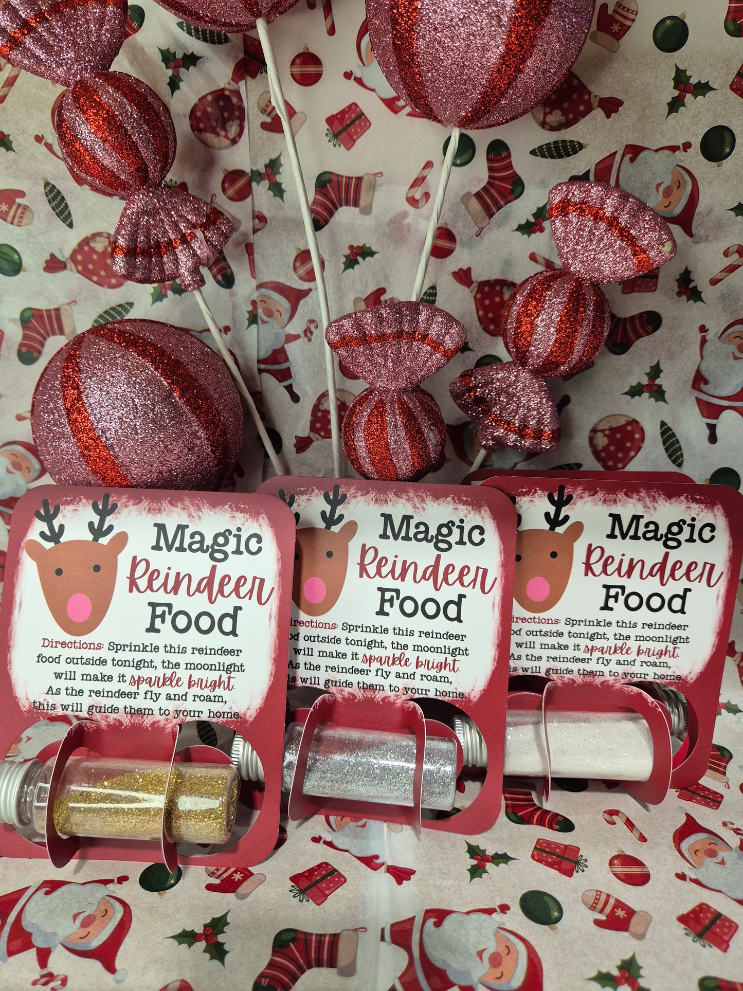 Magic Reindeer Food Bottle (Non edible Glitter)