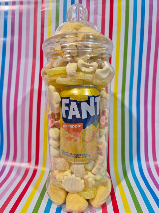 PRE ORDER Sweets & Soda Gift Jar - Fanta Pineapple