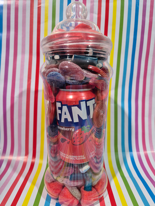 PRE ORDER Sweets & Soda Gift Jar - Fanta Strawberry