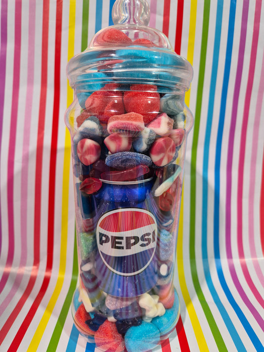 PRE ORDER Sweets & Soda Gift Jar - Pepsi Blue Original