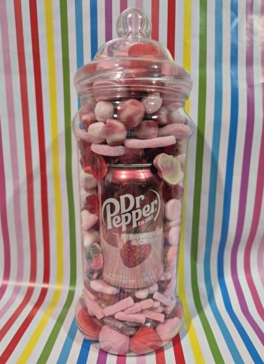 PRE ORDER Sweets & Soda Gift Jar - Dr Pepper Strawberries & Cream