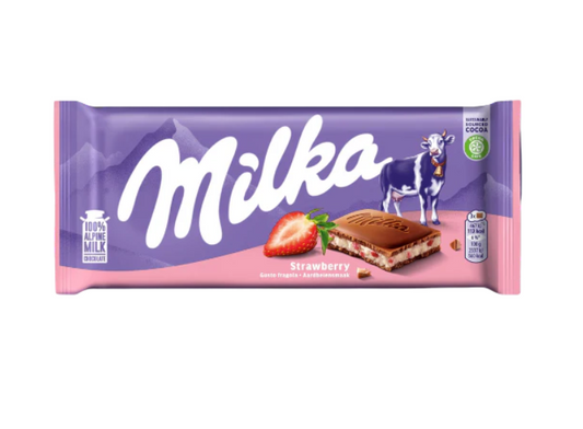 Milka Strawberry 100g