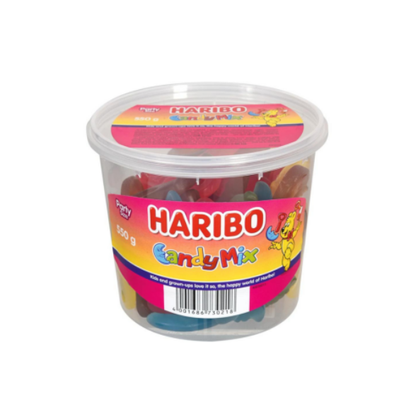 Haribo Candy Mix Tub 550g
