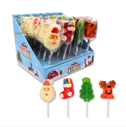 1 x Candy Realms Festive Gummy Pop 22g