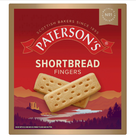 300g Pattersons Shortbread Fingers