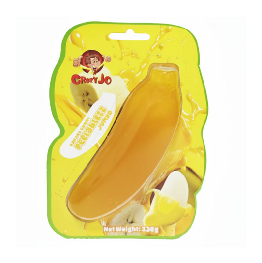 Crazy Jo Peelablezz Jumbo Banana Gummy 136g