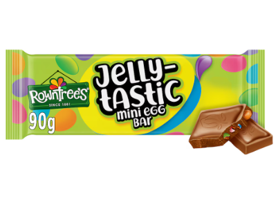 Rowntrees Jelly-Tastic mini egg bar 90g