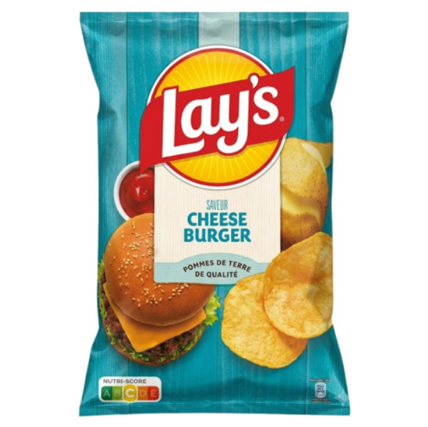 Lays Cheeseburger Crisps 120g