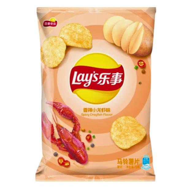 Lays Spicy Crayfish Crisps 40g