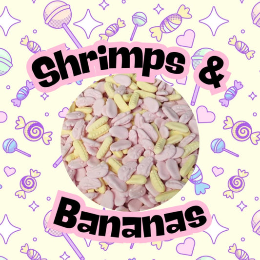 500g Foam Shrimps & Bananas Mix